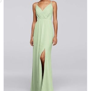 Davids Bridal F19281 long  Meadow bridesmaid dress